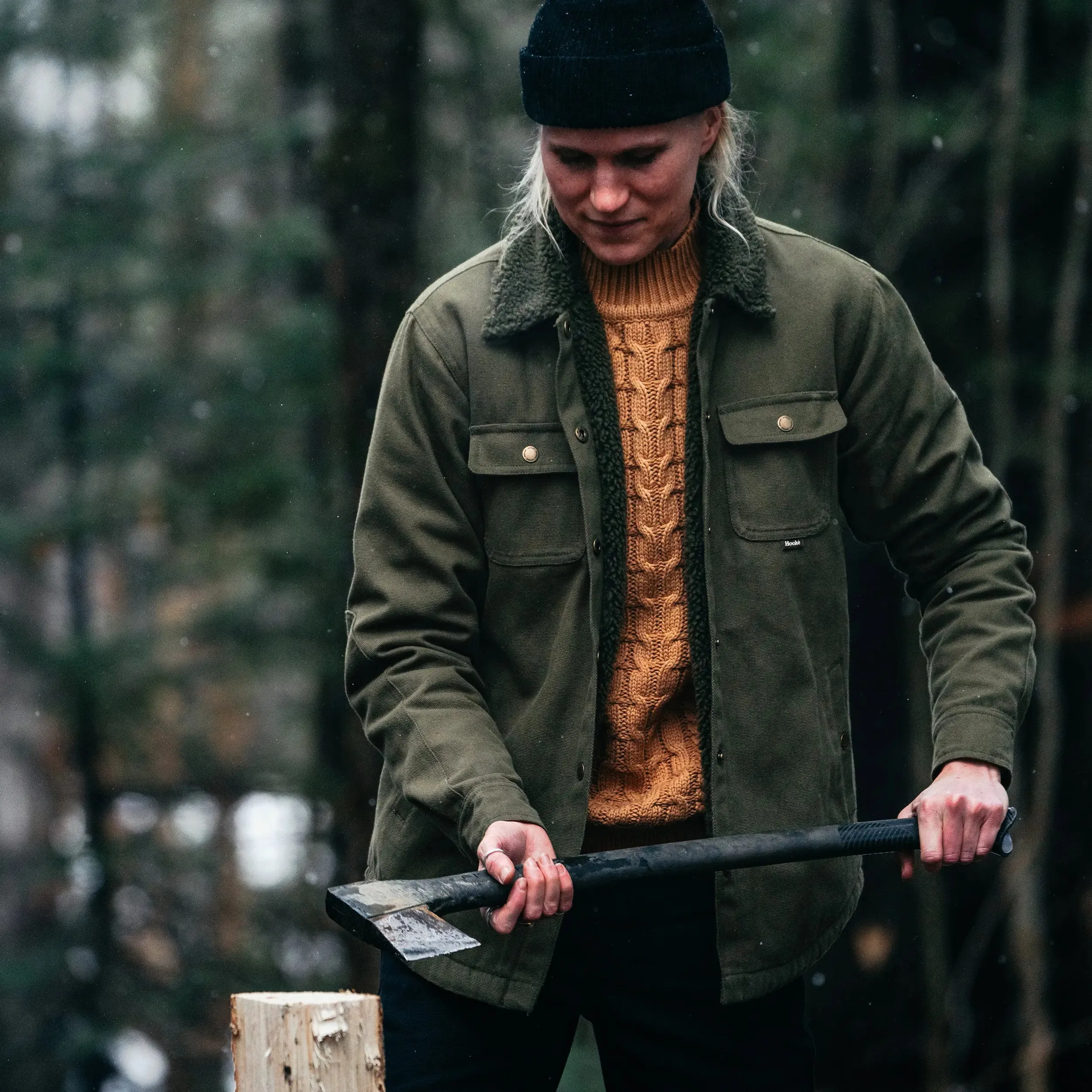 W's Fisherman Sweater sold by Hooke product image thumbnail 5