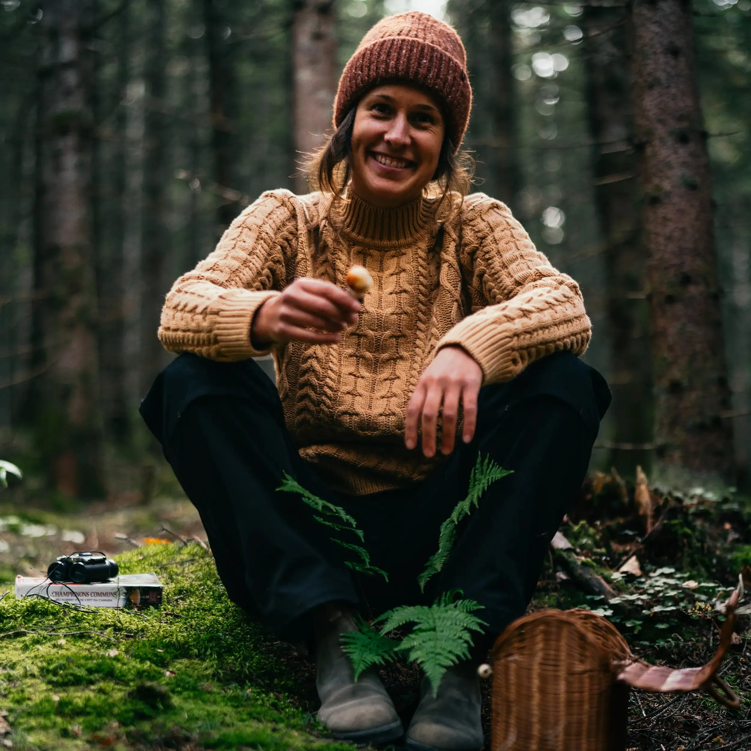 W's Fisherman Sweater sold by Hooke product image thumbnail 2