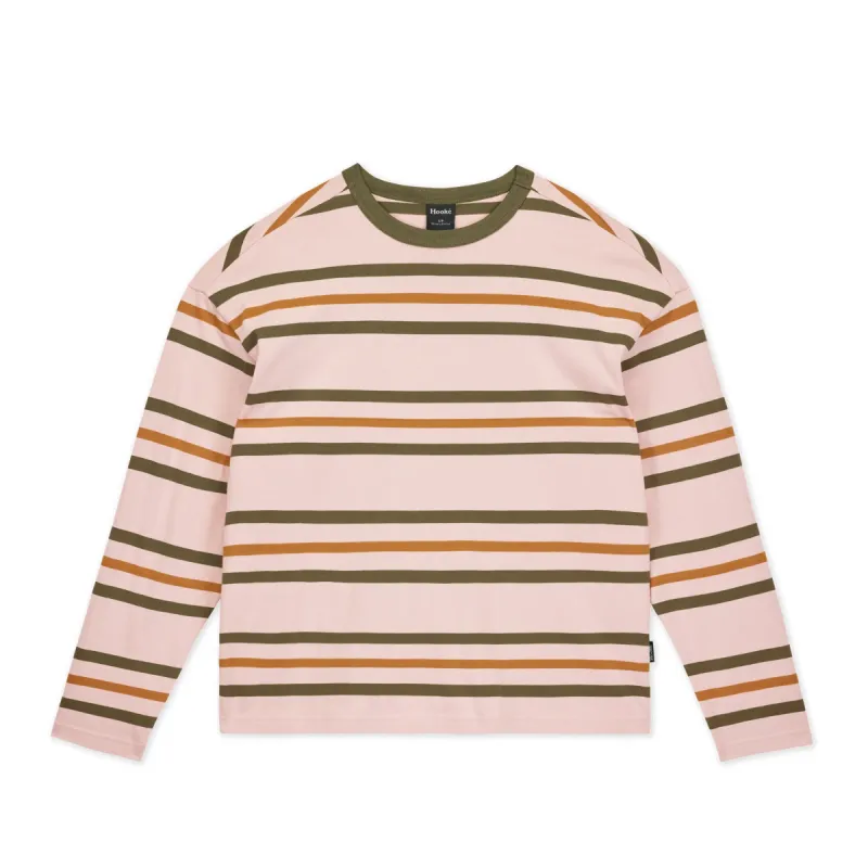 W's Oversized Long Sleeve Striped Tee sold by Hooke
