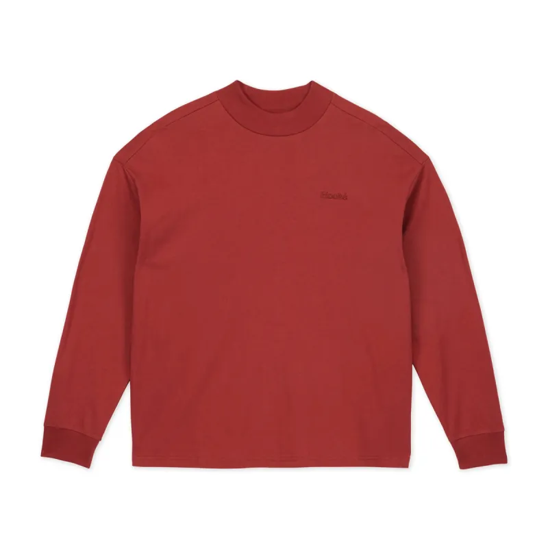 W's Mock Neck Oversized Long Sleeve Tee sold by Hooke