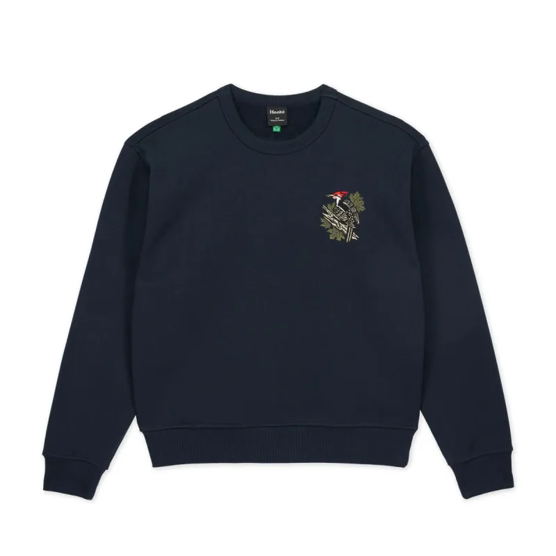 W's Woodpecker Crewneck made by Hooke