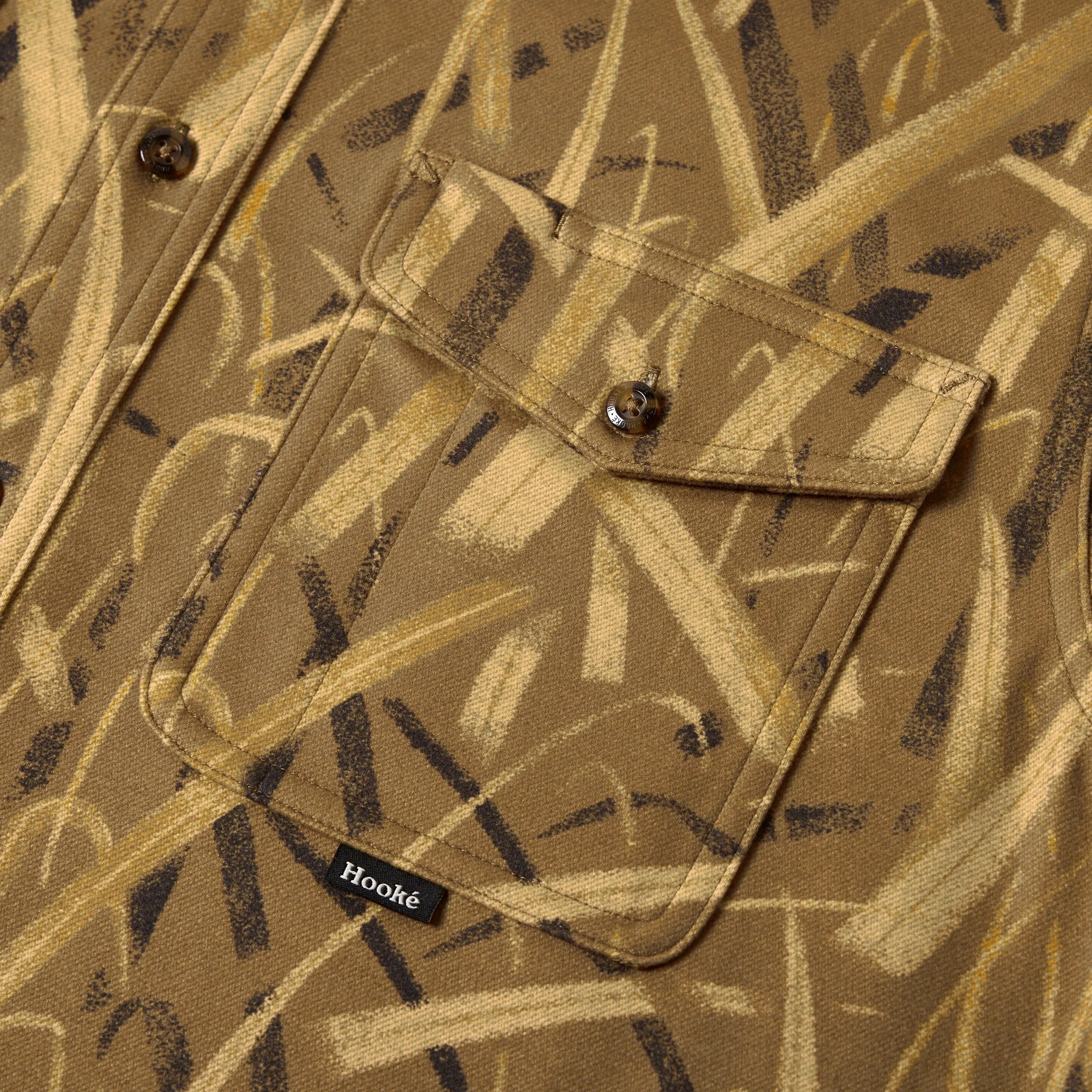 M's Waterfowl Camo Flannel Shirt sold by Hooke product image thumbnail 4