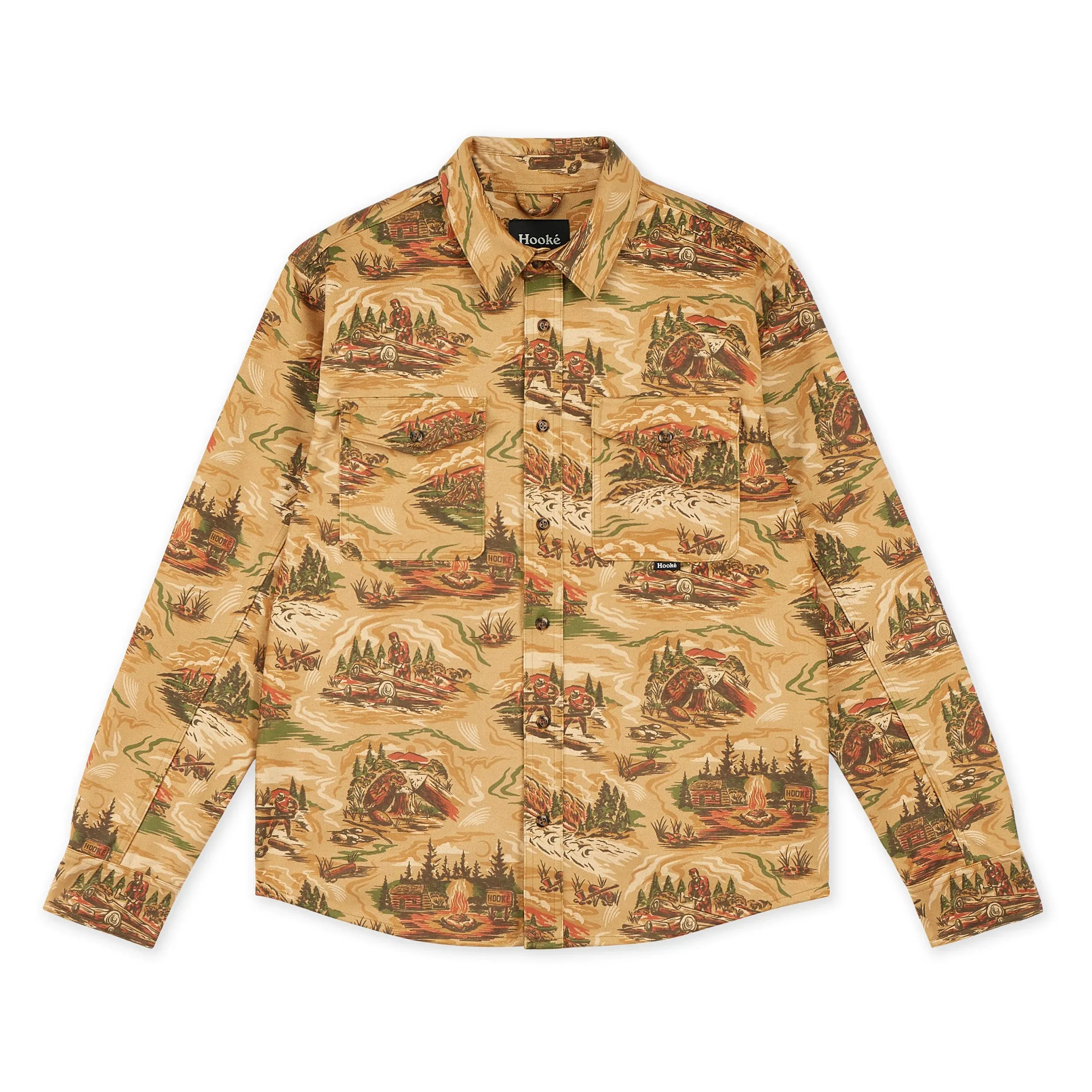 M's Work with Nature Flannel Shirt sold by Hooke