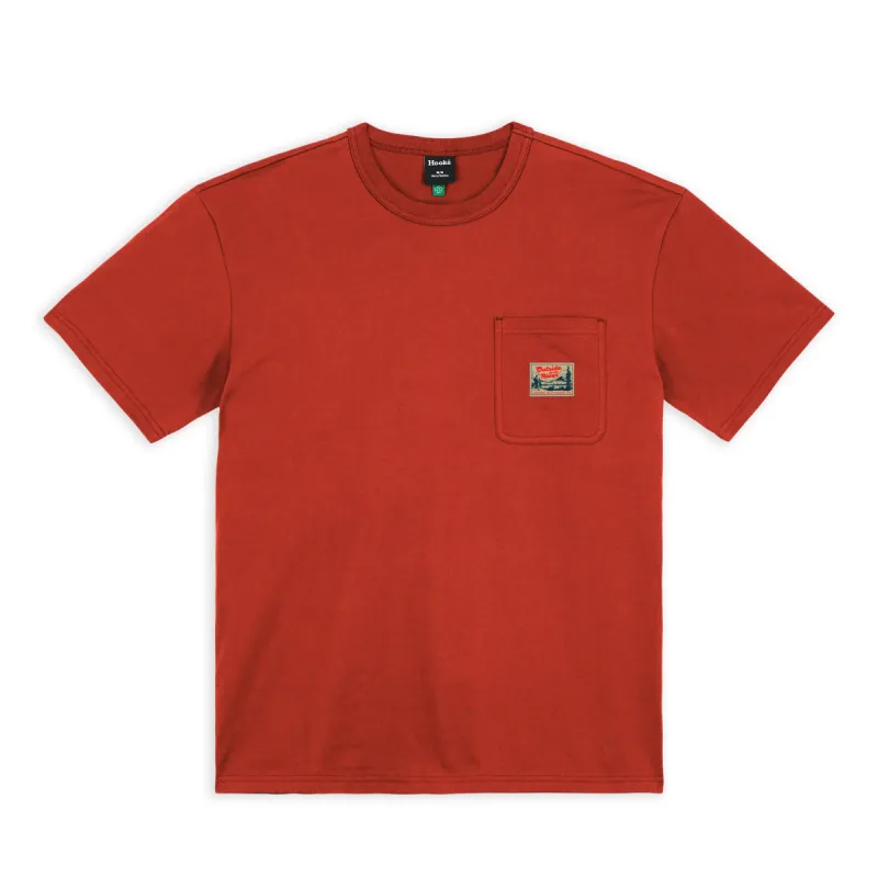 M's Outside by the River Pocket T-Shirt sold by Hooke