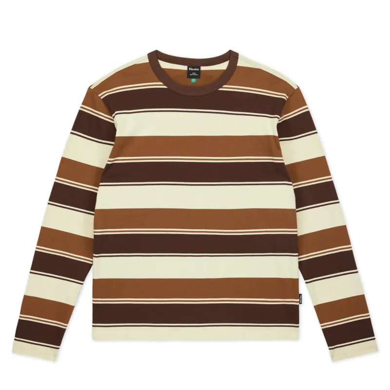 M's Long Sleeve Wood Log Striped Tee sold by Hooke