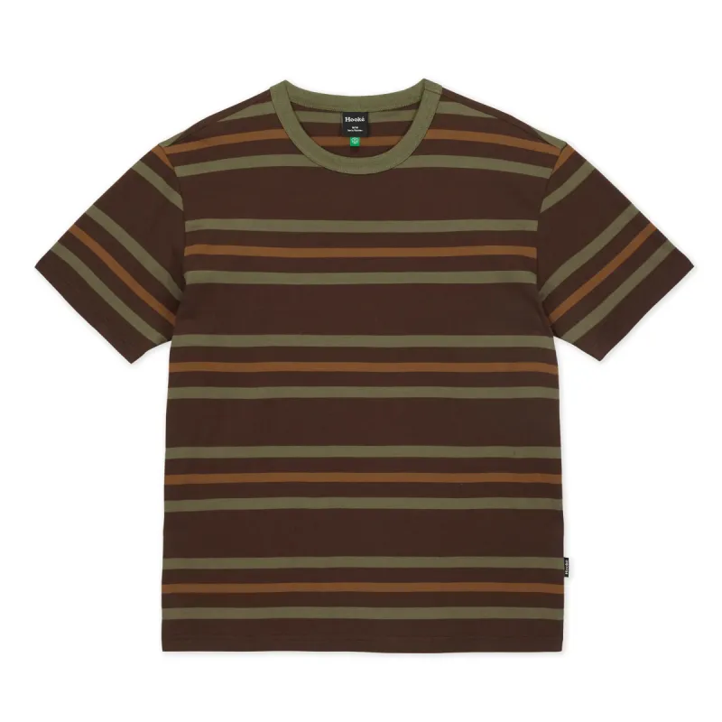 M's Forest Striped T-Shirt made by Hooke