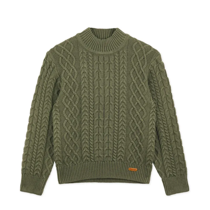 M's Fisherman Sweater sold by Hooke
