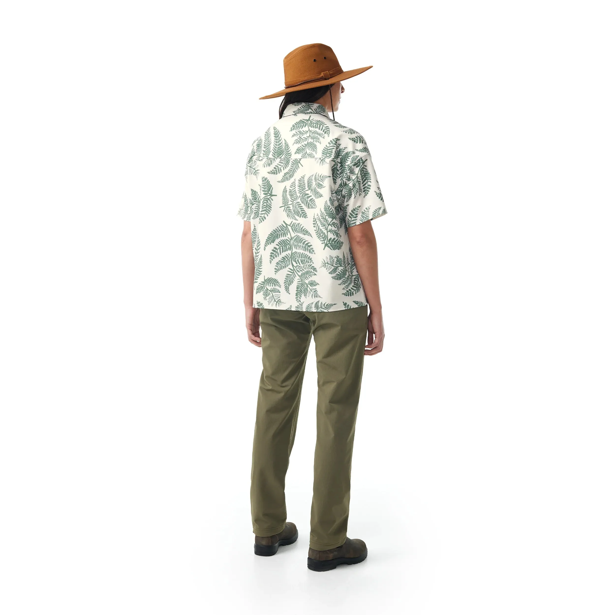 W's Foliage Oversized Short Sleeve Shirt sold by Hooke product image thumbnail 5