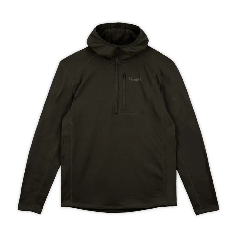 M's Grid Base Layer Hoodie sold by Hooke