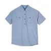 W's Oversized Half-Placket Shirt sold by Hooke
