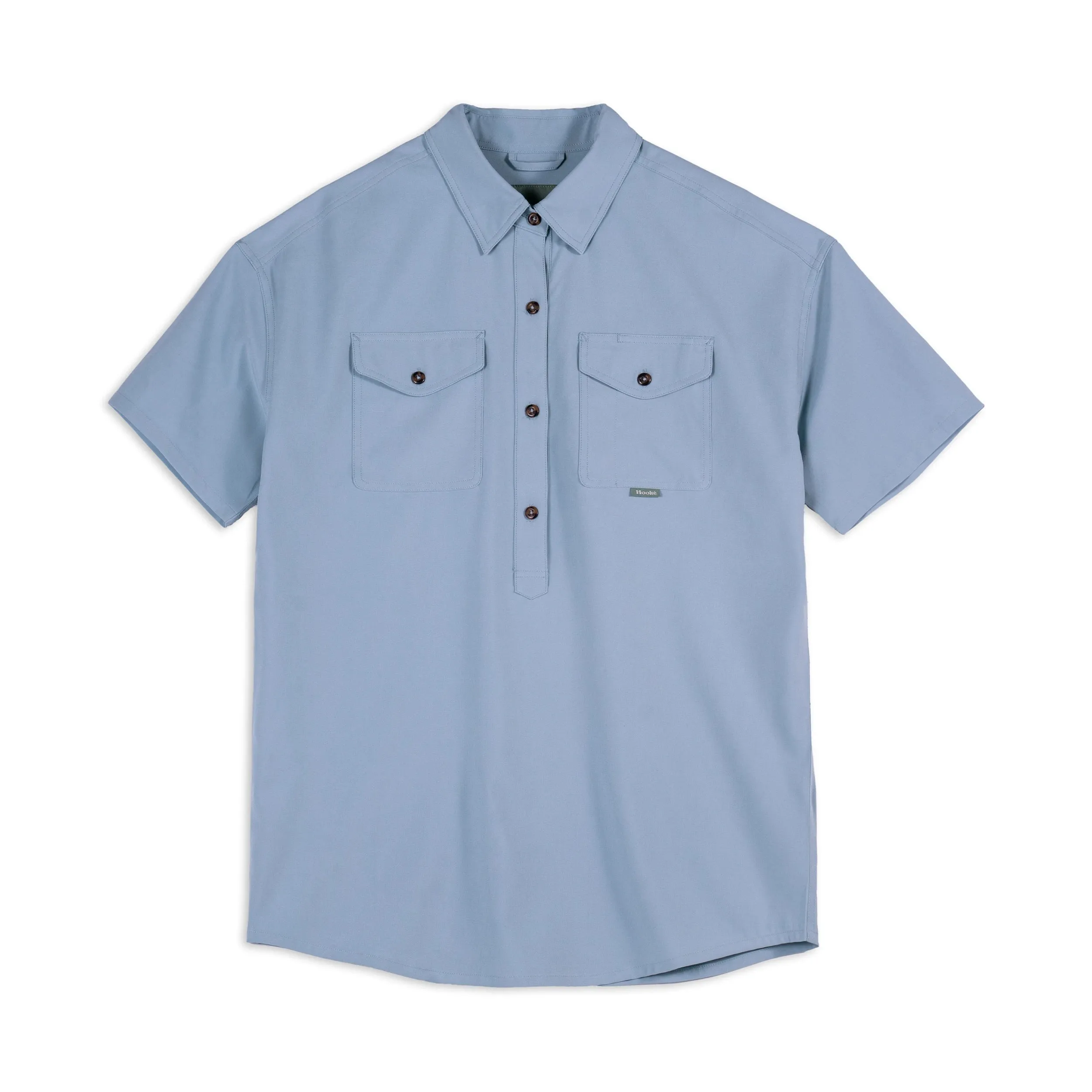 W's Oversized Half-Placket Shirt sold by Hooke