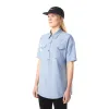 W's Oversized Half-Placket Shirt sold by Hooke