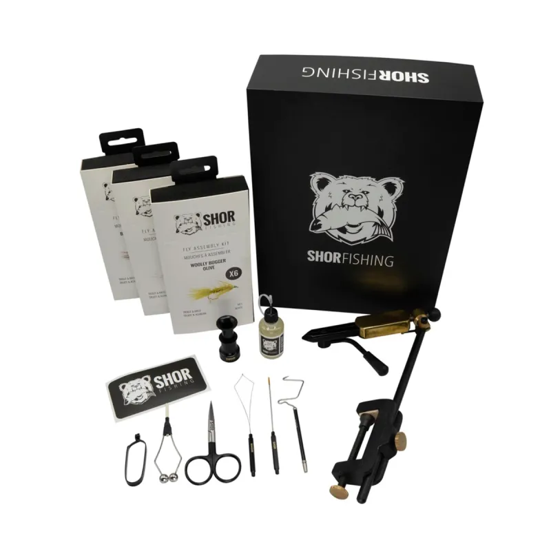 Fly Tying Kit Gold Salmon sold by Hooke