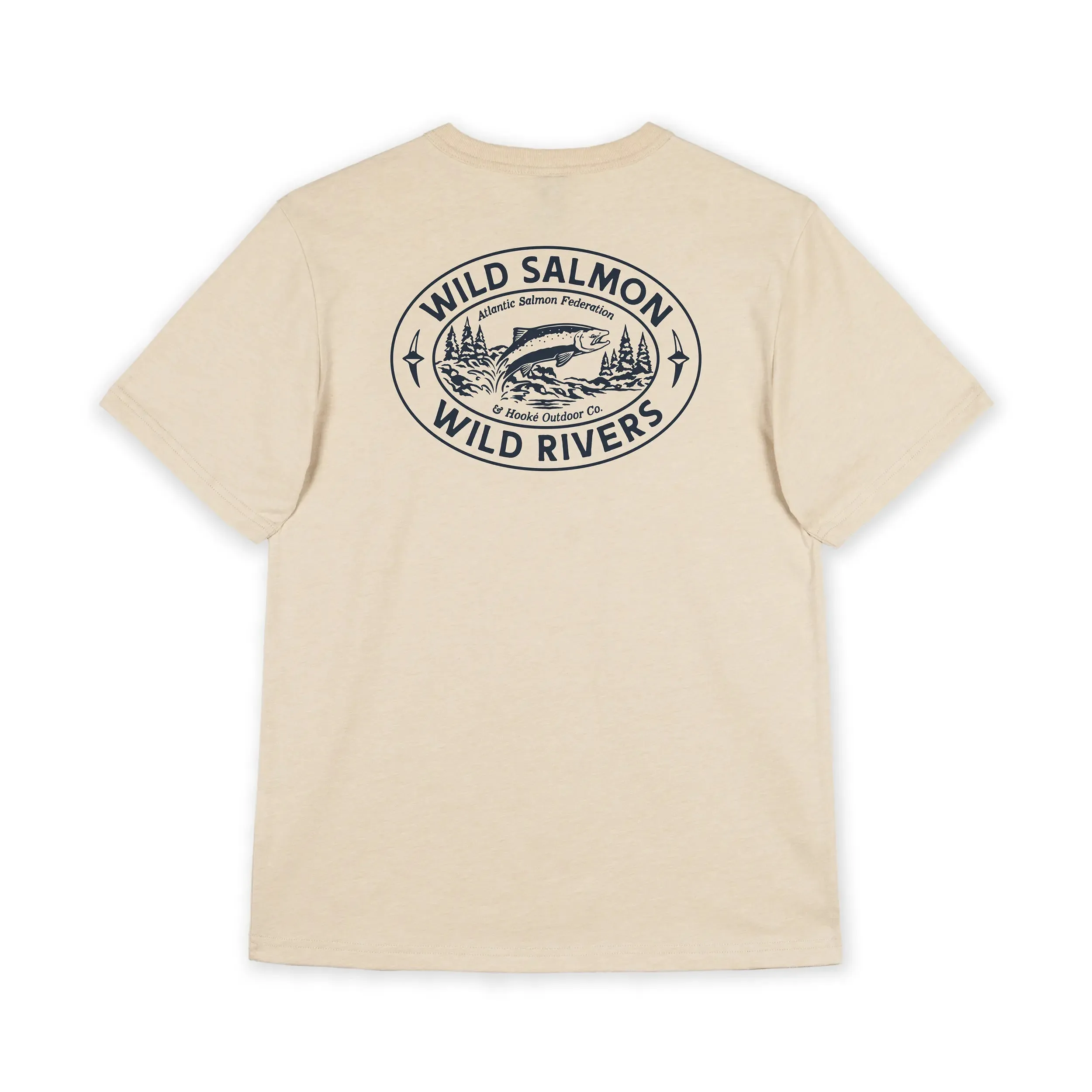W's Wild Salmon Wild Rivers T-shirt sold by Hooke product image thumbnail 3