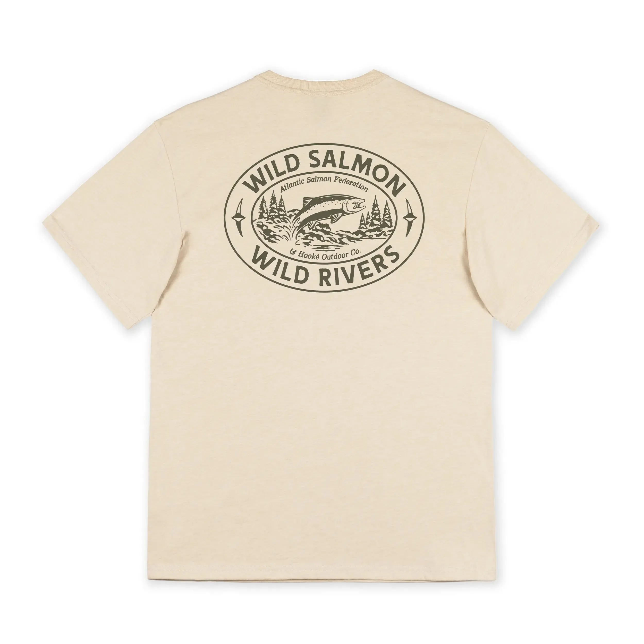 M's Wild Salmon Wild Rivers T-shirt sold by Hooke product image thumbnail 3