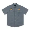 M's Salmon Fly Short Sleeve Shirt sold by Hooke