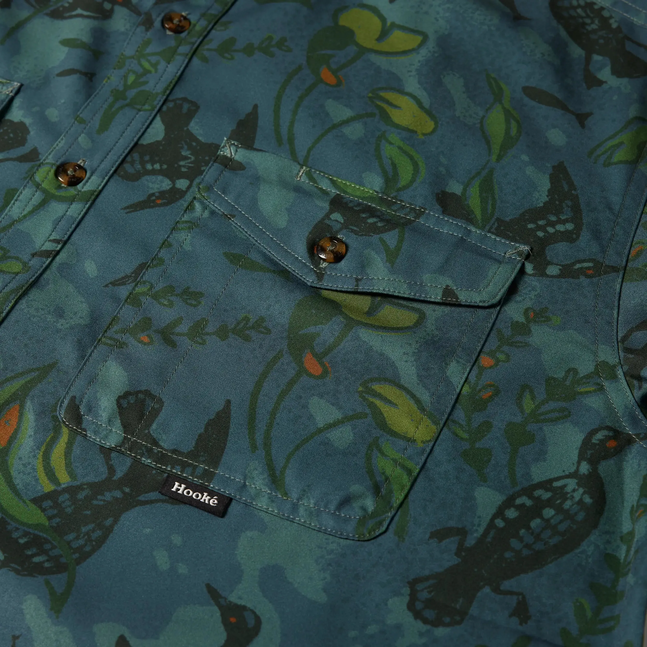 M's Diving Loon Short Sleeve Shirt sold by Hooke product image thumbnail 4