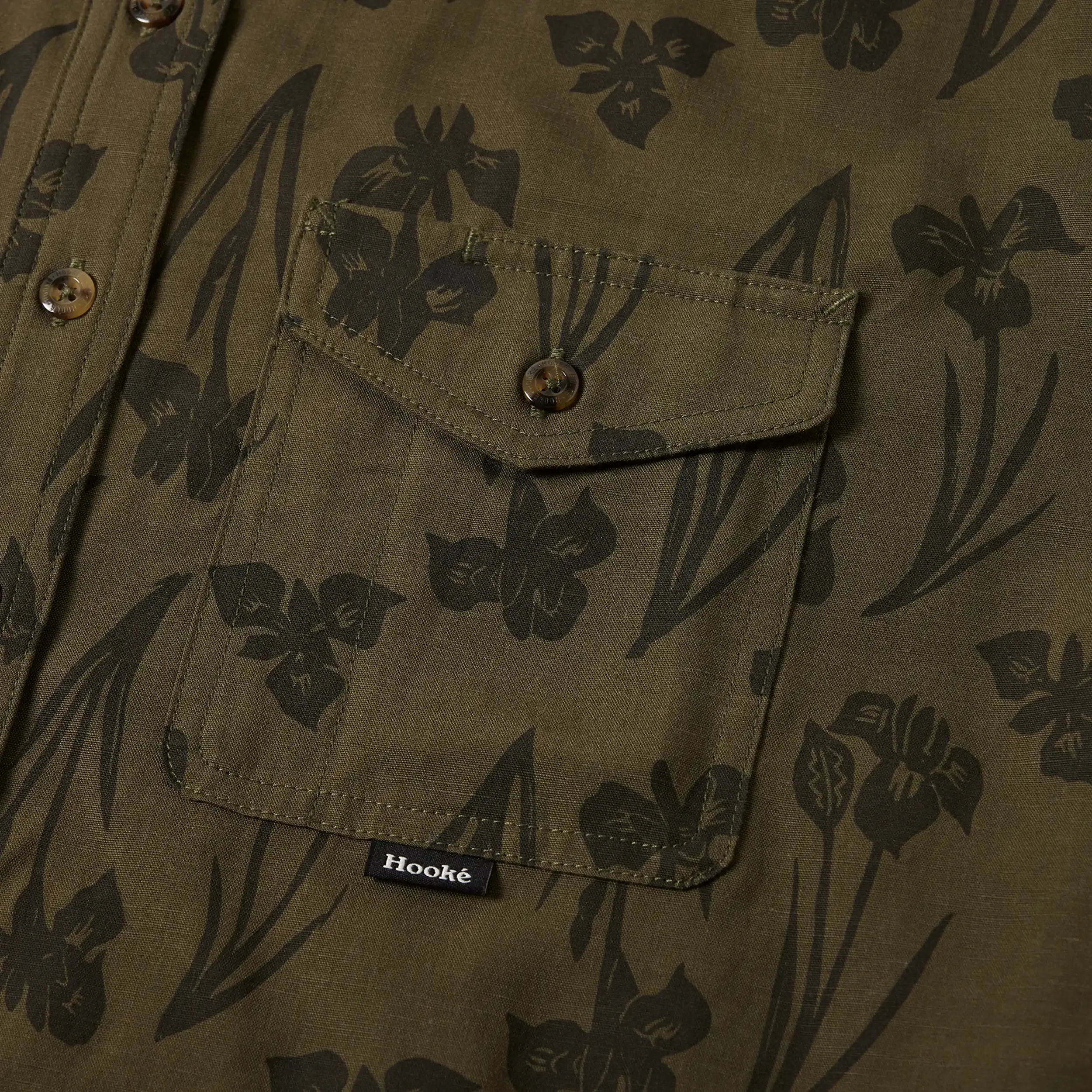 W's Oversized Yellow Iris Short Sleeve Shirt sold by Hooke product image thumbnail 4