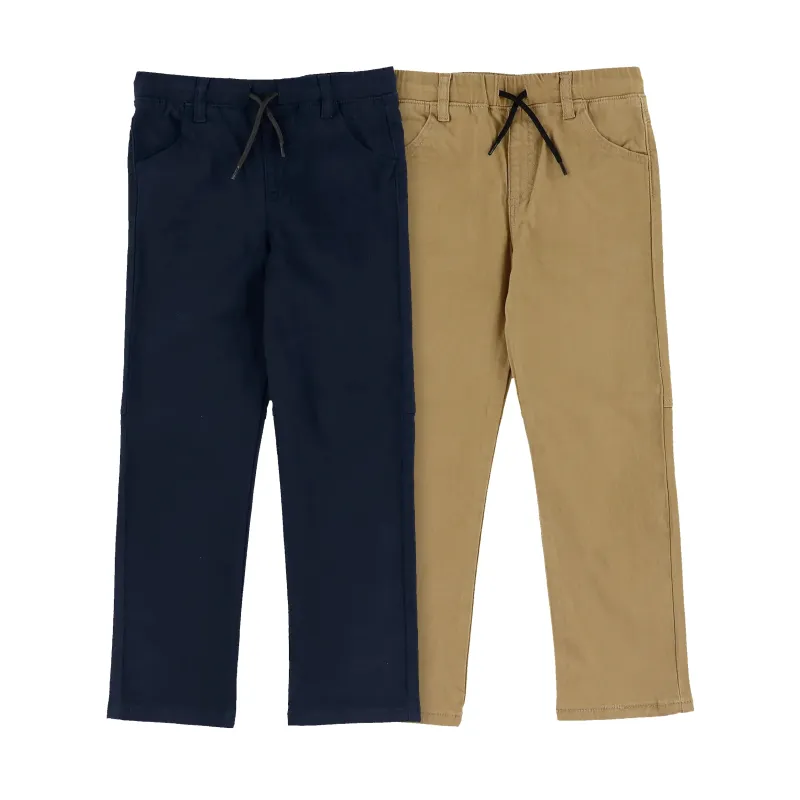 K's Twill Pants - 2 pack made by Hooke
