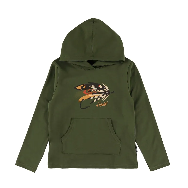 K's Salmon Fly Hoodie sold by Hooke