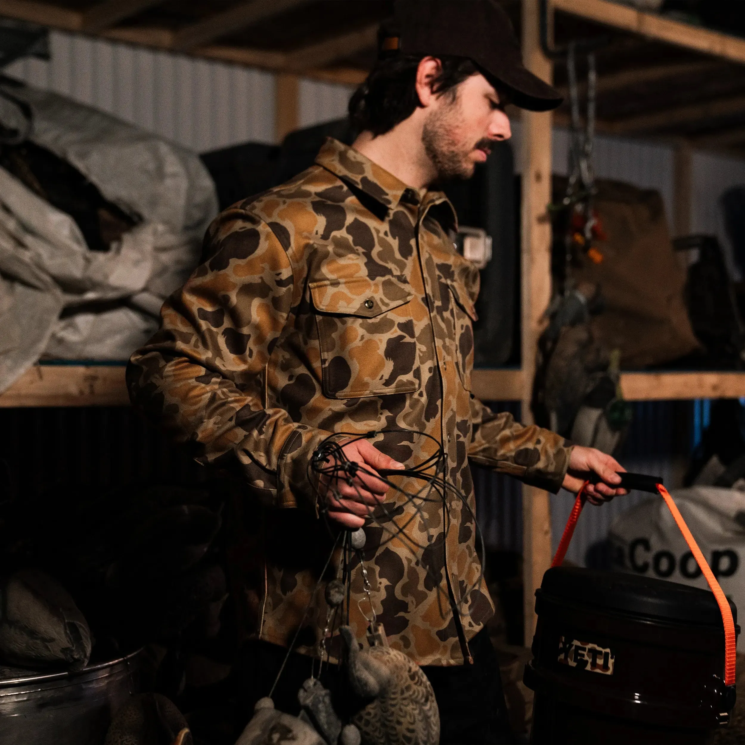 M's Duck Camo Flannel Shirt sold by Hooke product image thumbnail 2