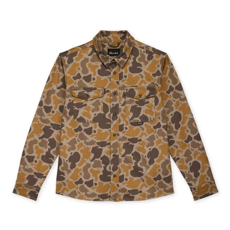 M's Duck Camo Flannel Shirt sold by Hooke