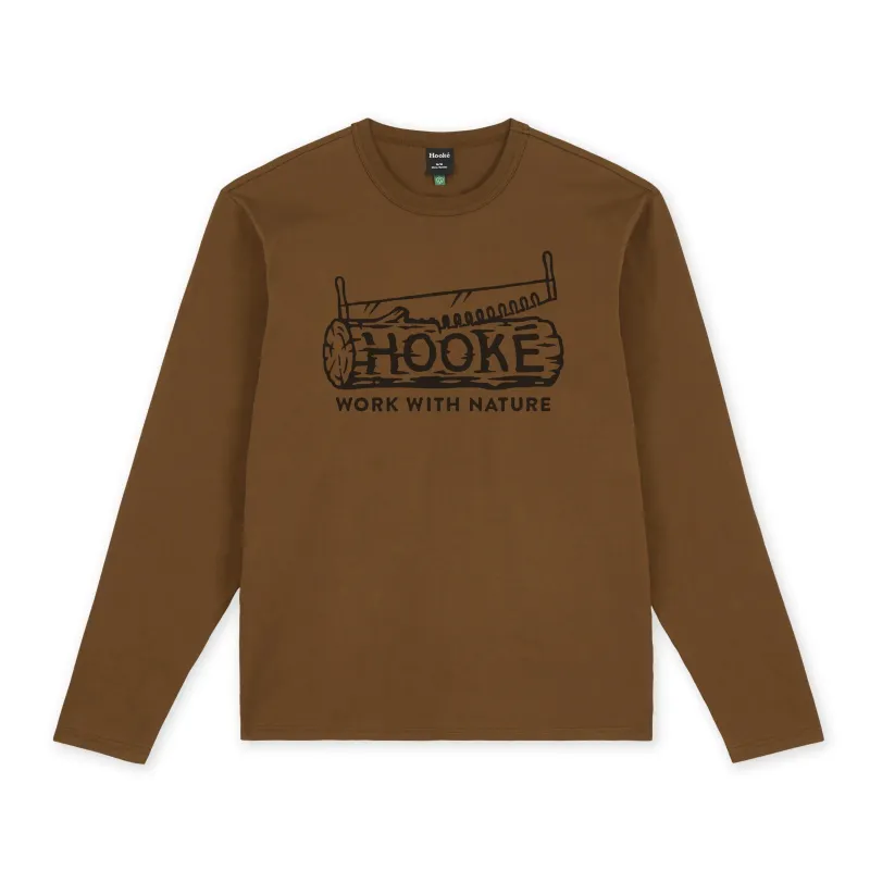 M's Wood Log Long Sleeve Tee sold by Hooke