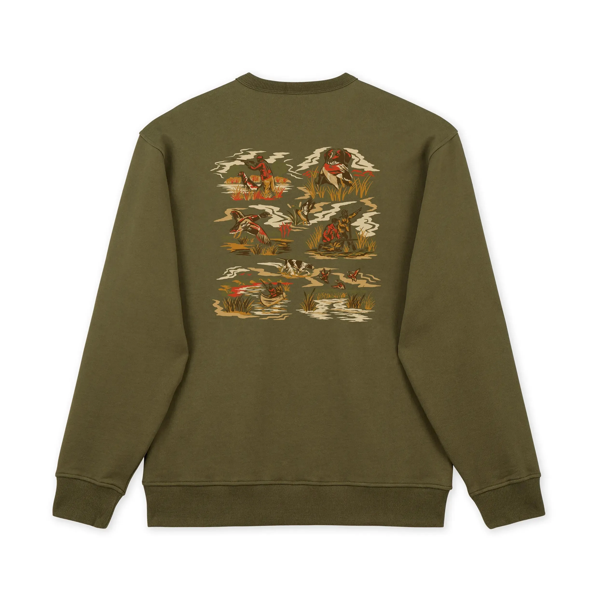 M's Duck Hunting Crewneck sold by Hooke product image thumbnail 3
