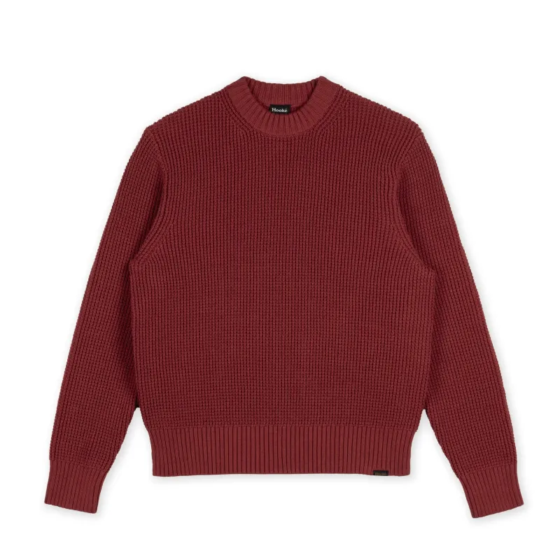 W's Waffle Knit Sweater sold by Hooke