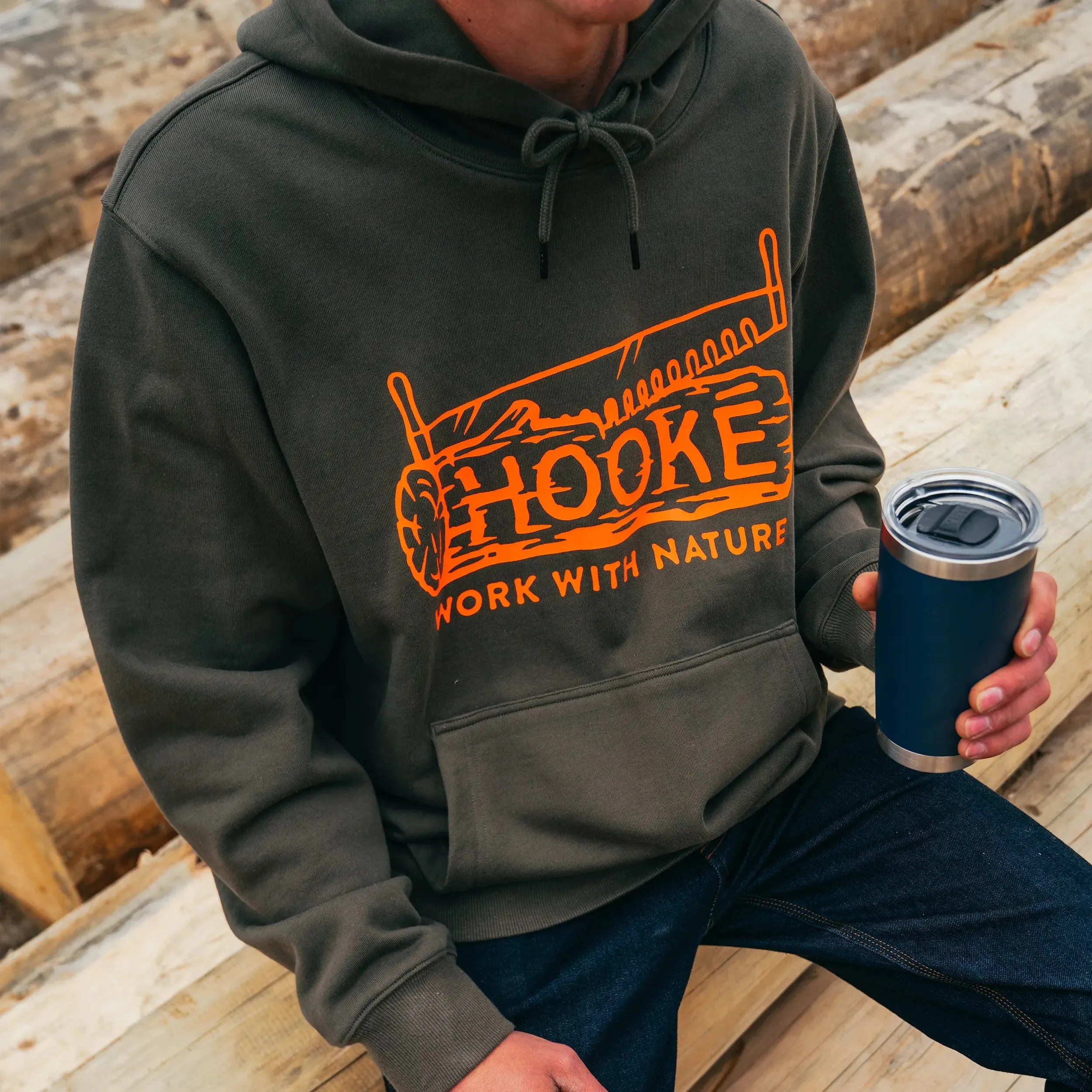 M's Wood Log Hoodie sold by Hooke product image thumbnail 2