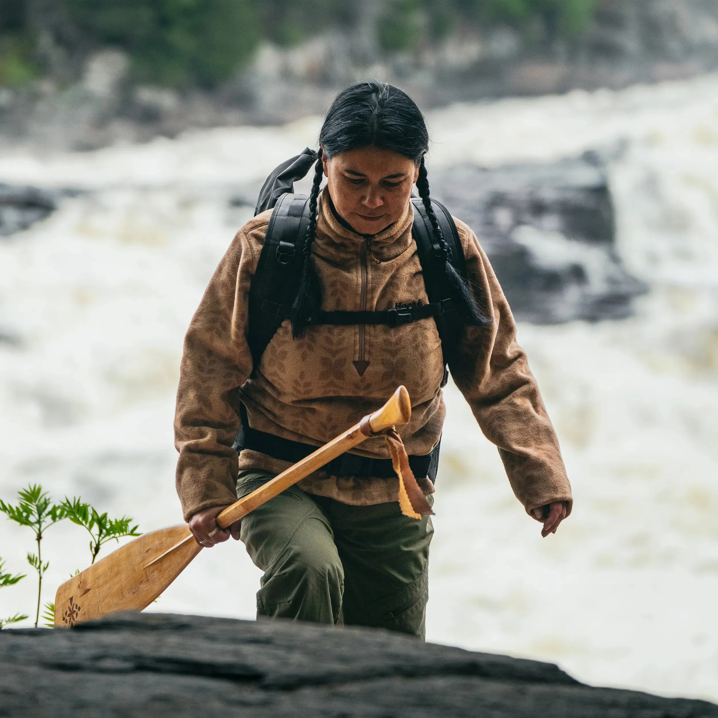 W's Tapiskwan Pullover Polar Fleece sold by Hooke product image thumbnail 2