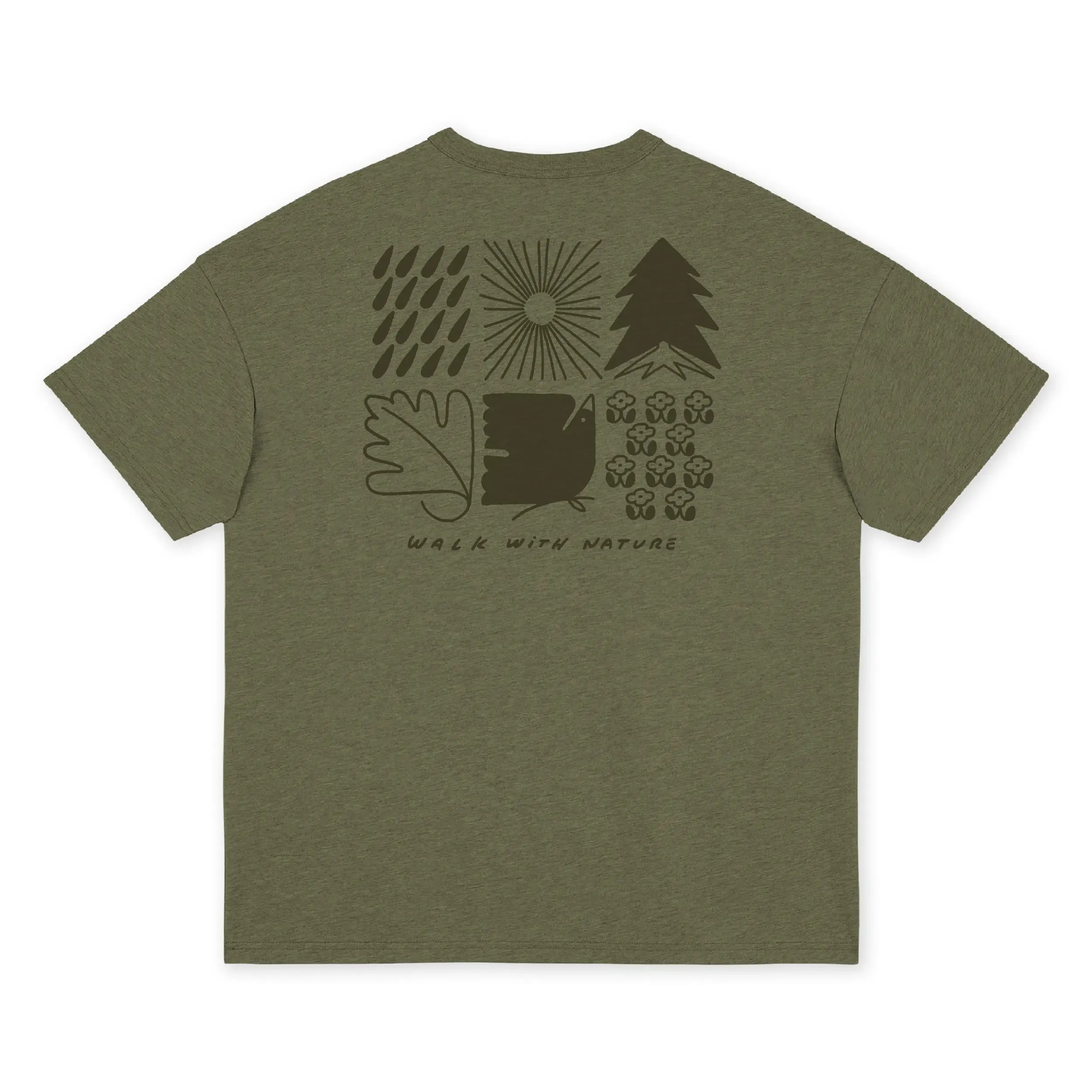 W's Walk With Nature Oversized T-Shirt sold by Hooke product image thumbnail 2