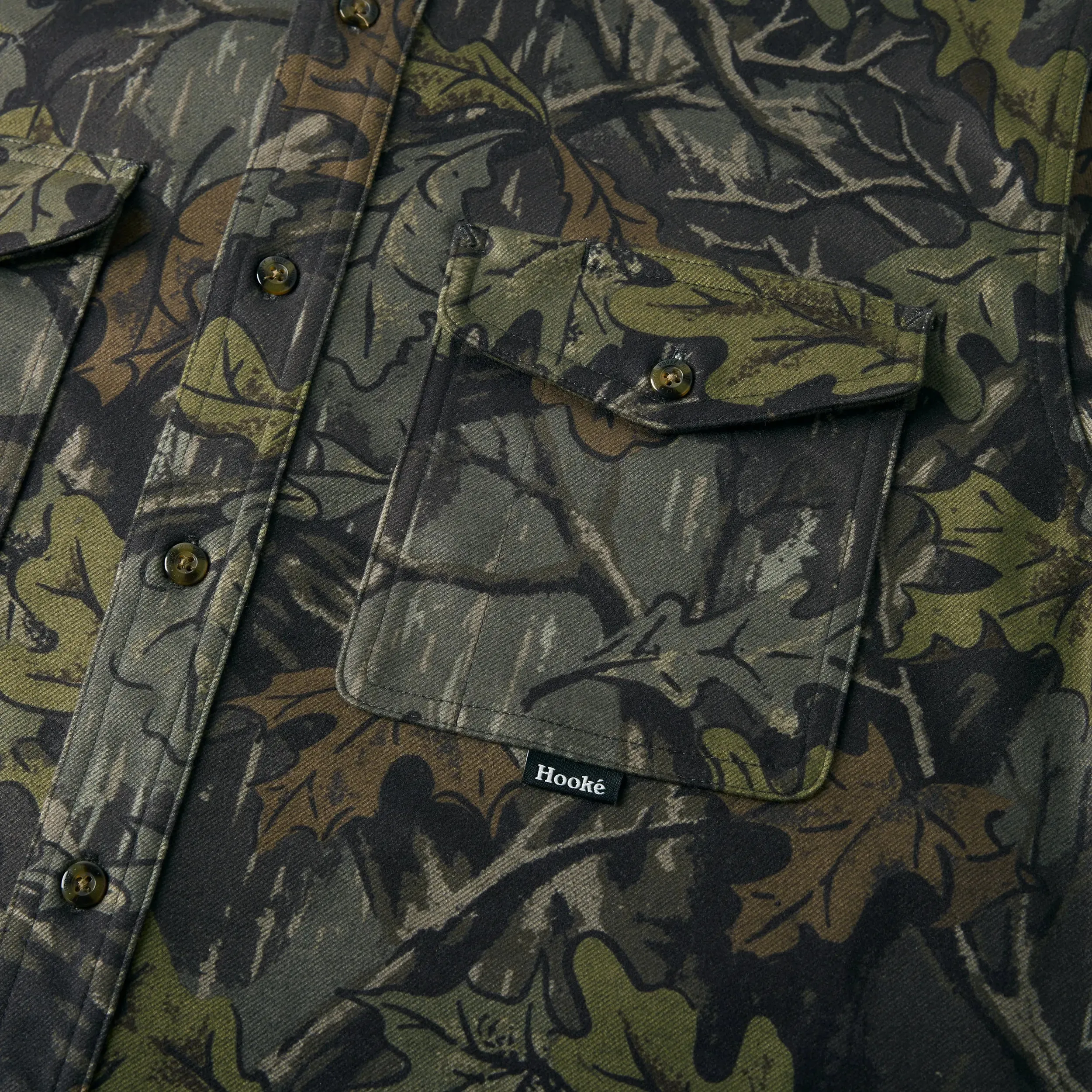 M's Forest Camo Flannel Shirt sold by Hooke product image thumbnail 4