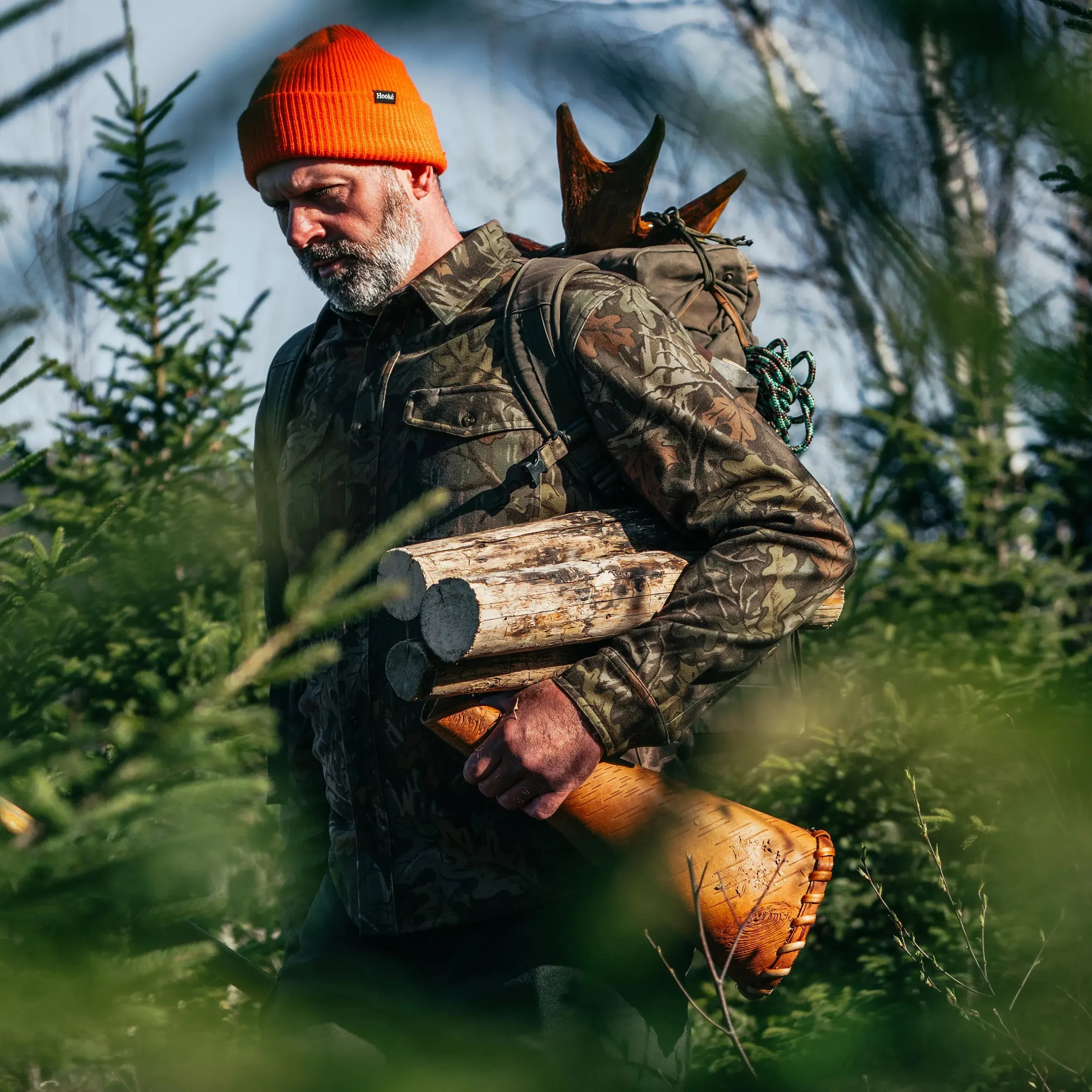 M's Forest Camo Flannel Shirt sold by Hooke product image thumbnail 2