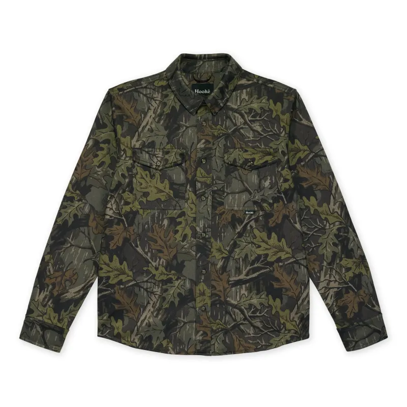 M's Forest Camo Flannel Shirt sold by Hooke