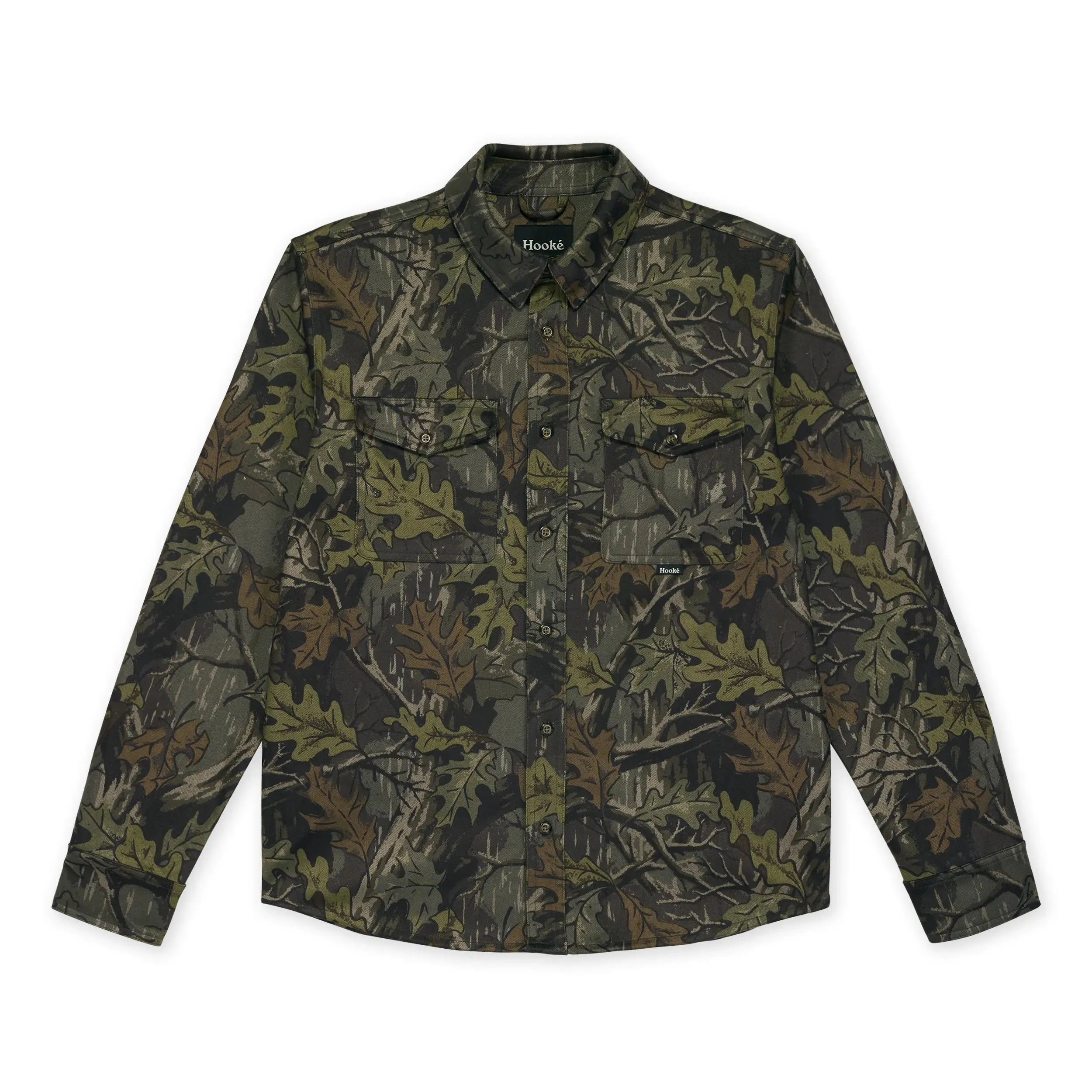 M's Forest Camo Flannel Shirt sold by Hooke