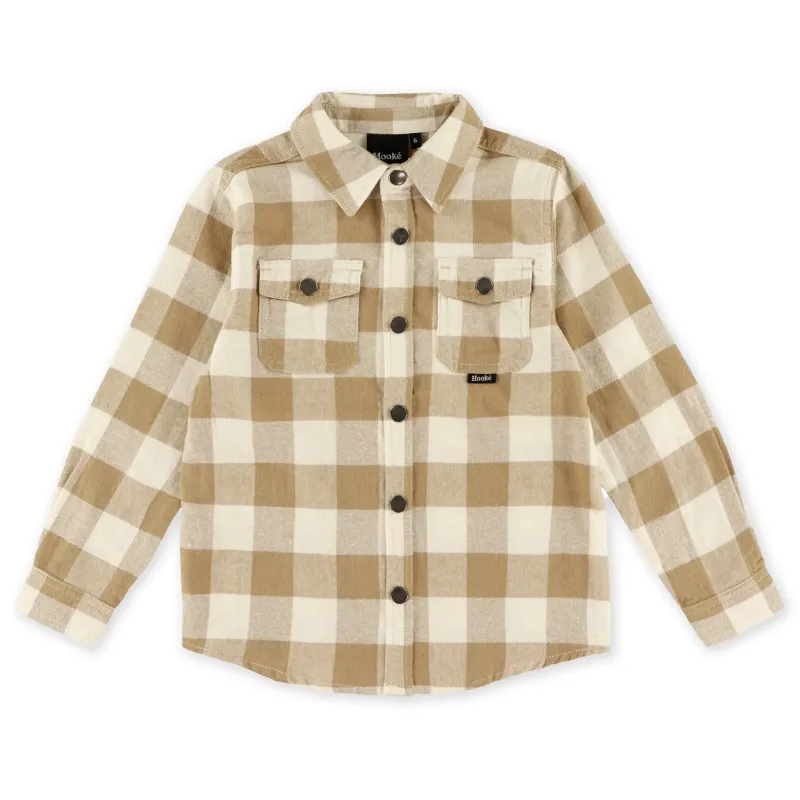 K's Flannel Shirt made by Hooke