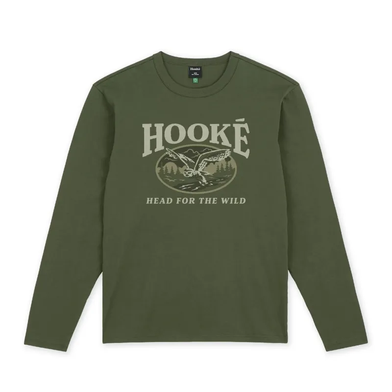 M's Snowy Owl Long Sleeve Tee sold by Hooke