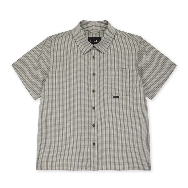 W's Short Sleeve Woven Shirt made by Hooke