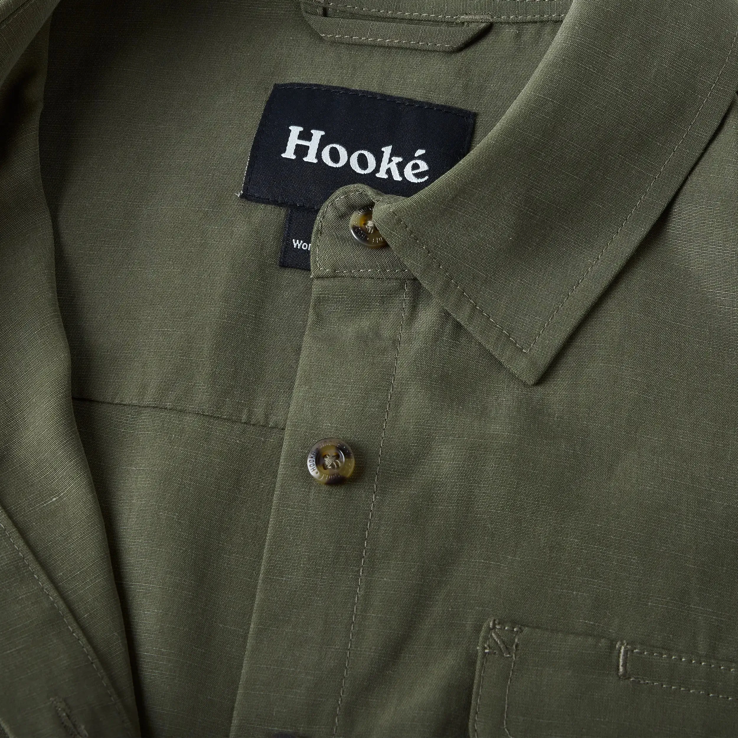 W's Tencel Linen Short Sleeve Shirt sold by Hooke product image thumbnail 3