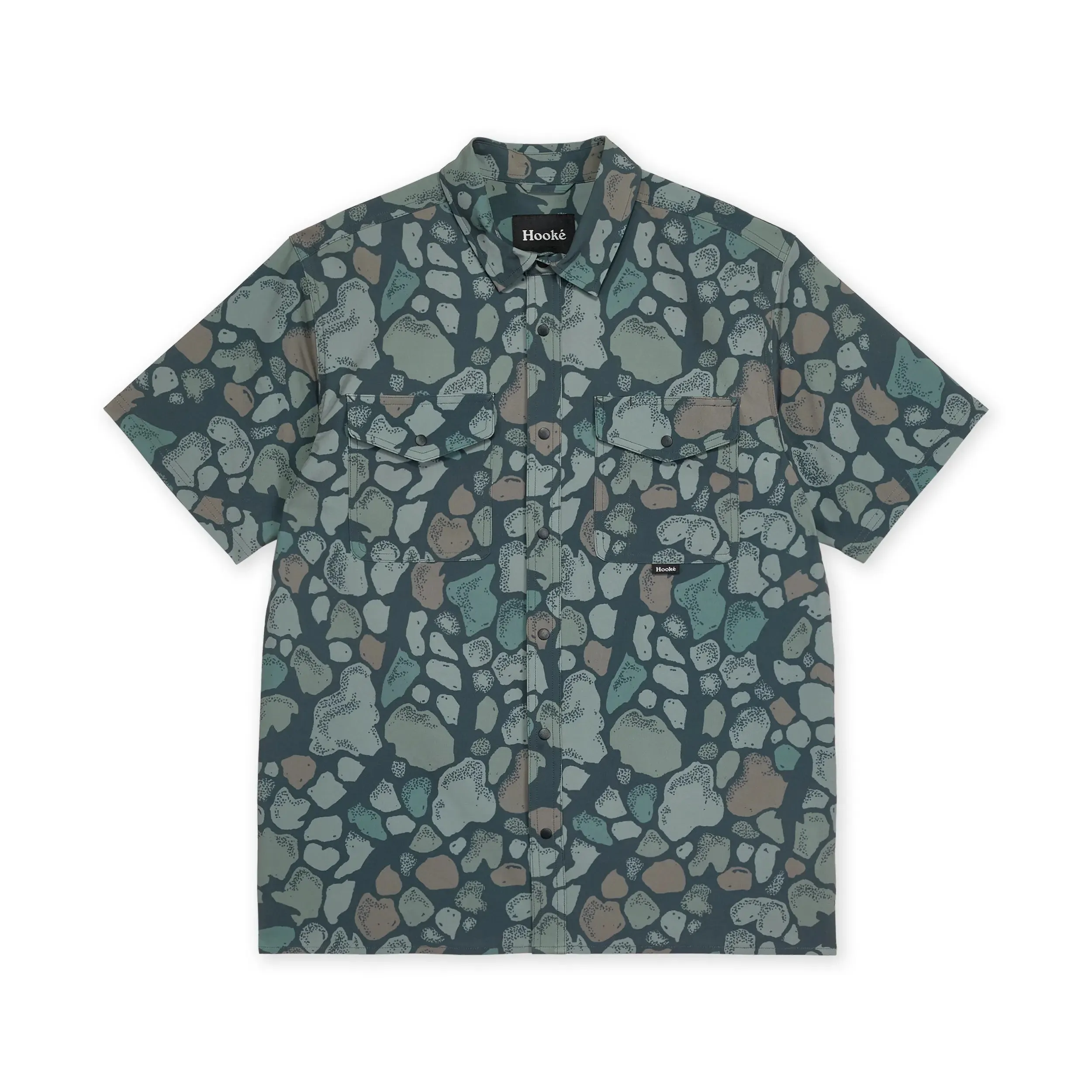 M's River Camo Short Sleeve Shirt sold by Hooke