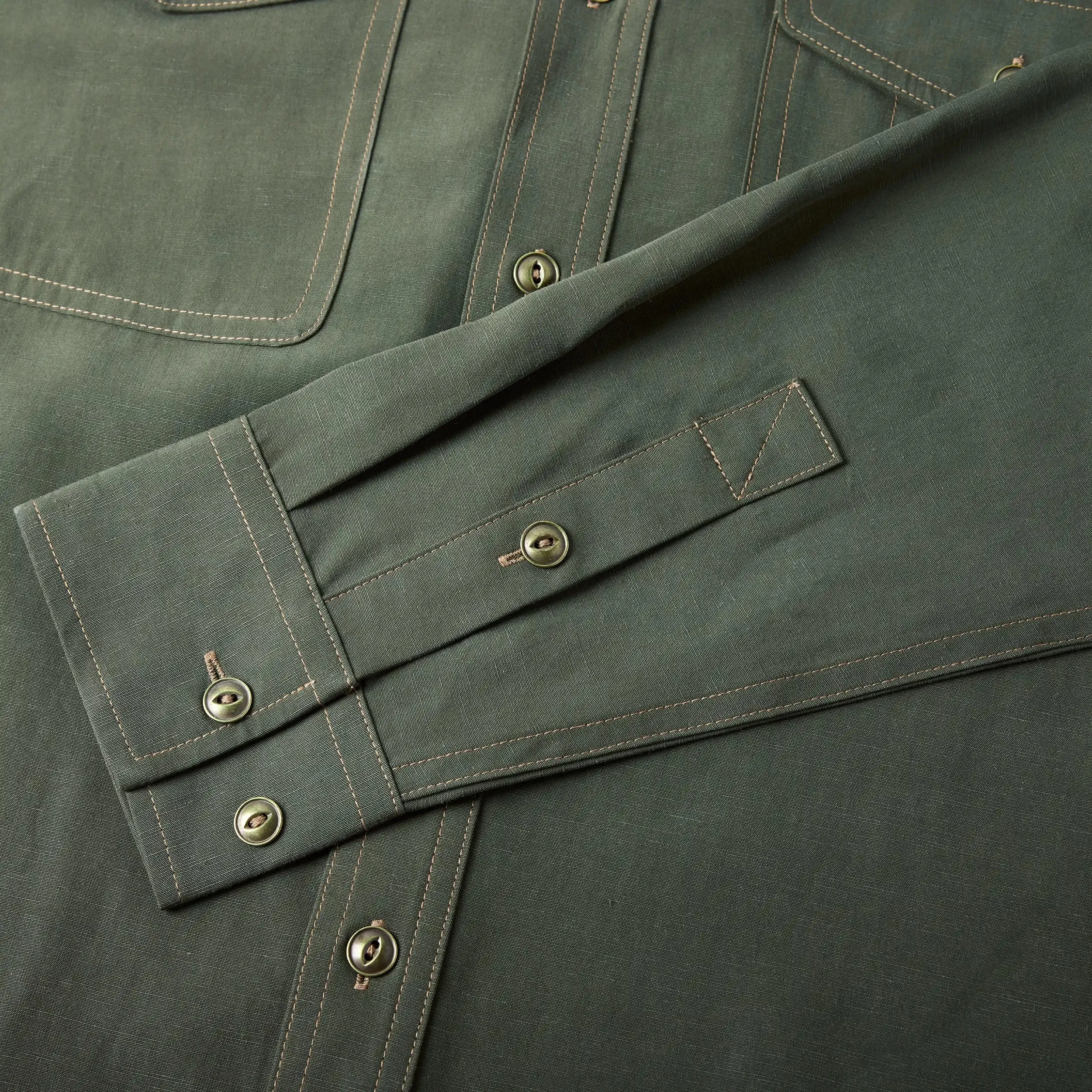 M's Tencel Linen Shirt sold by Hooke product image thumbnail 5