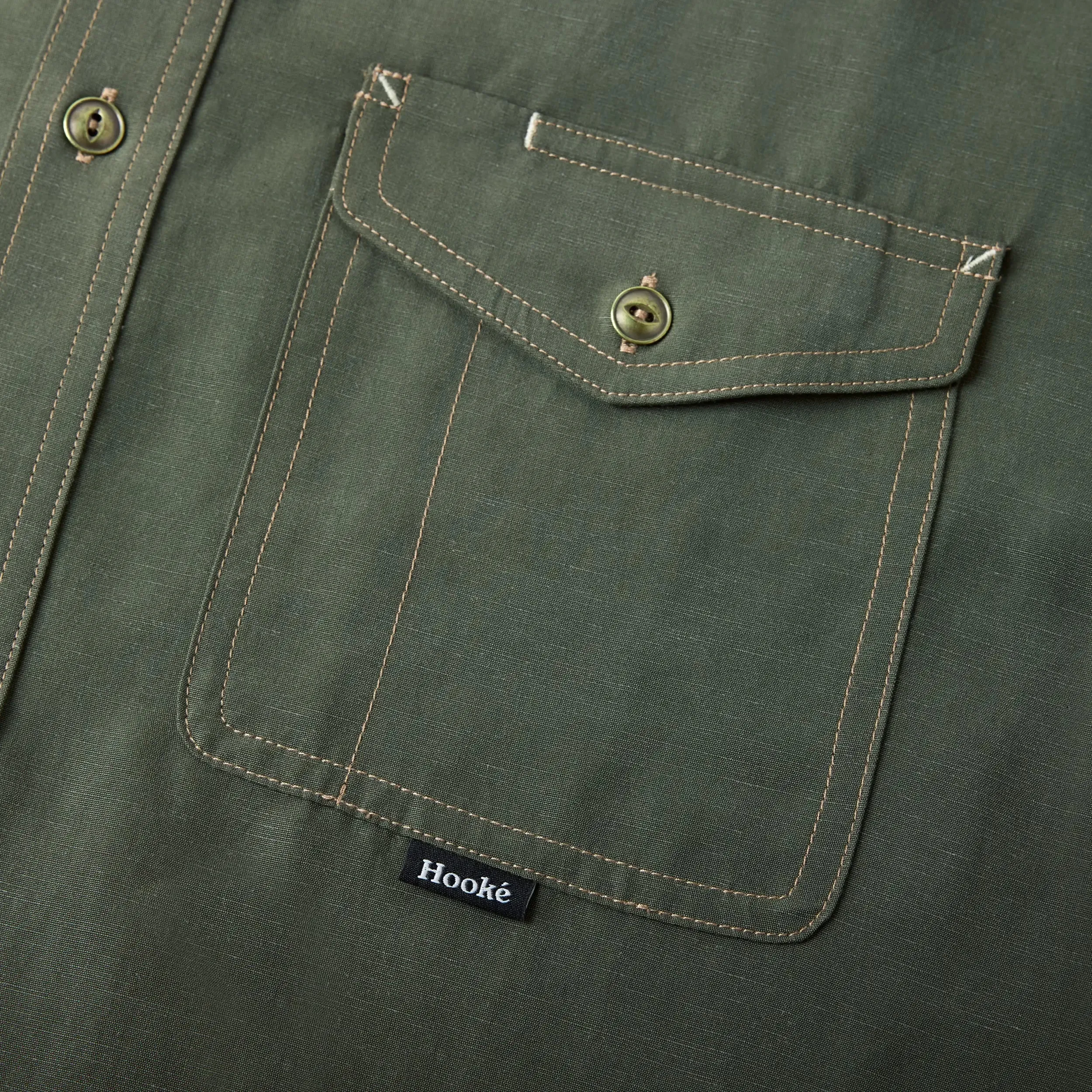 M's Tencel Linen Shirt sold by Hooke product image thumbnail 3