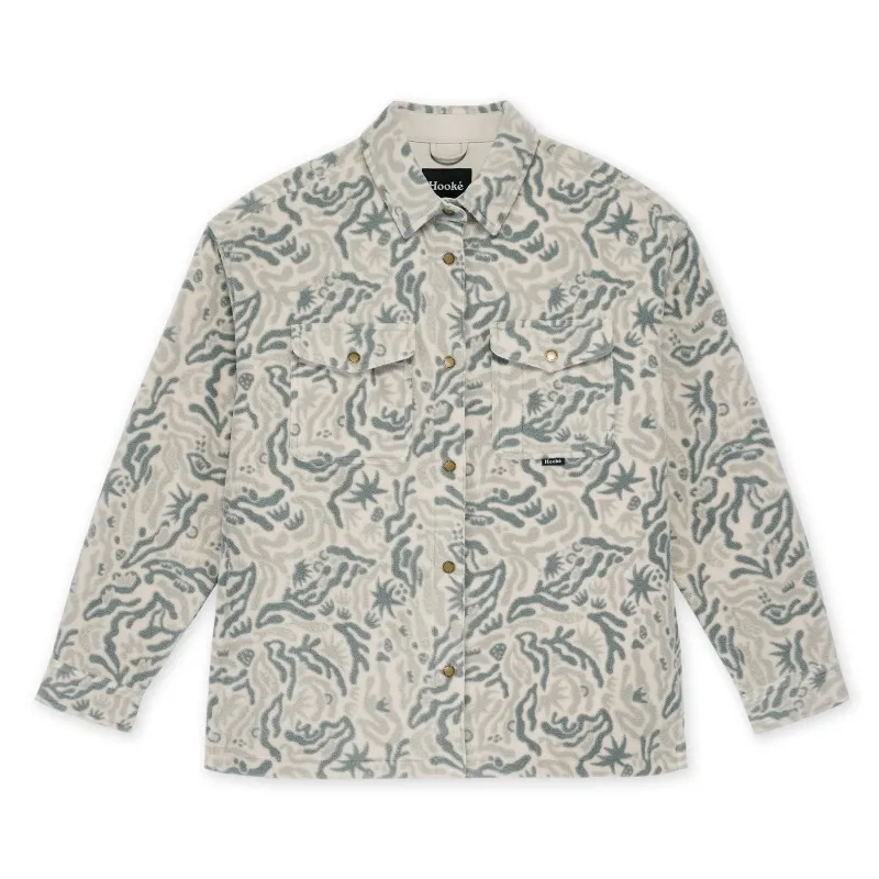 W's Oversized Polar Fleece Shirt made by Hooke