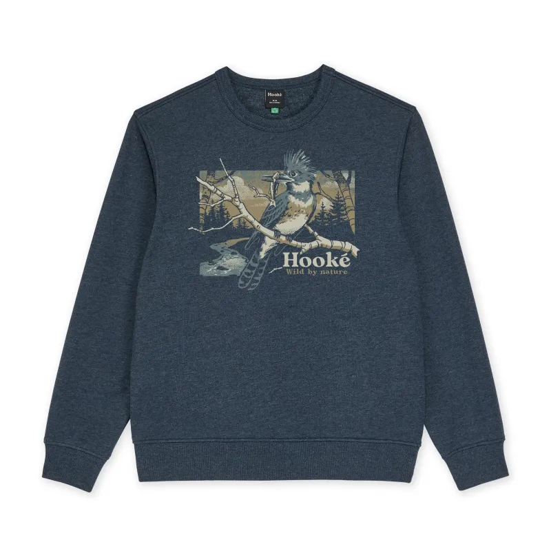 M's Kingfisher Crewneck made by Hooke