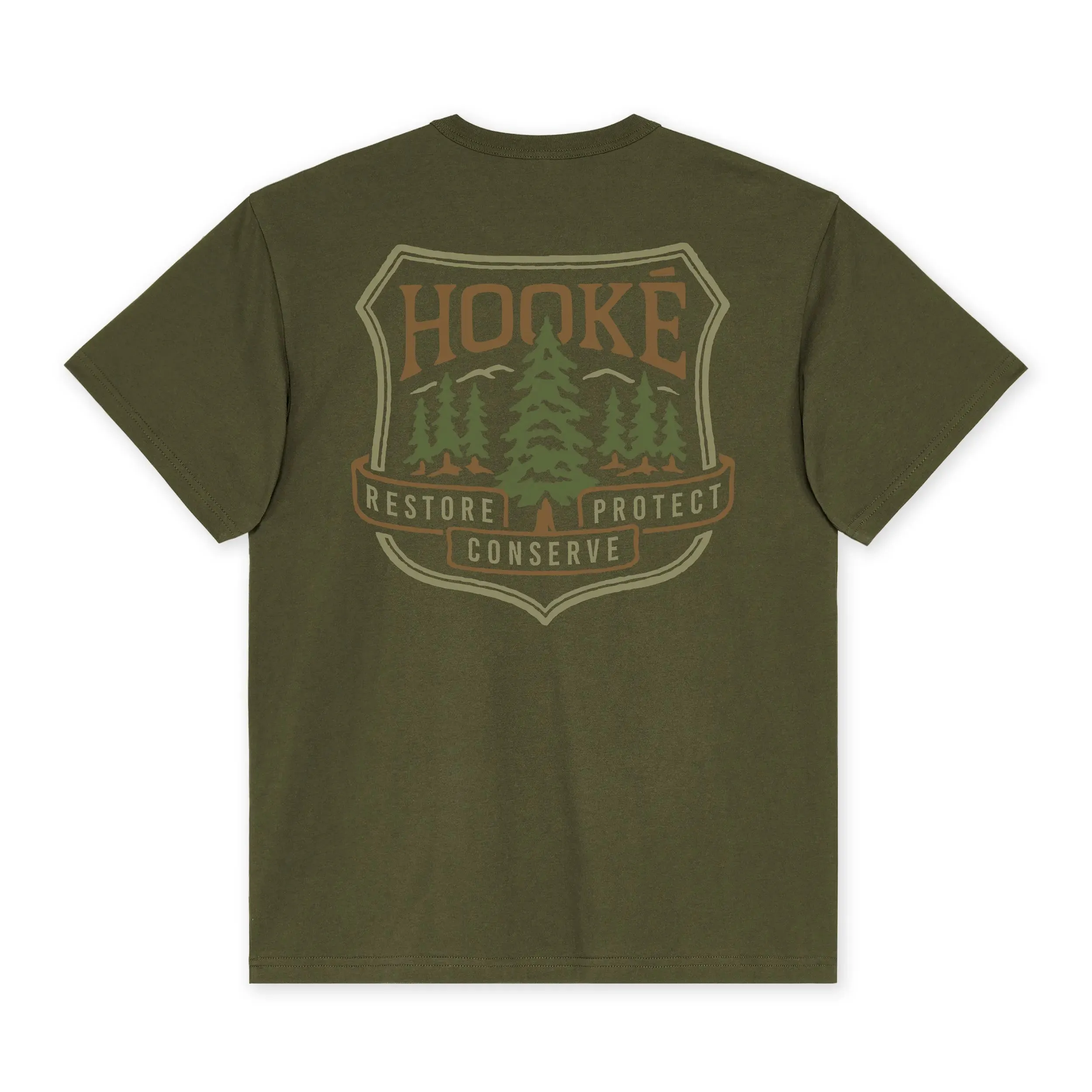 M's Pine Trees T-Shirt sold by Hooke product image thumbnail 3