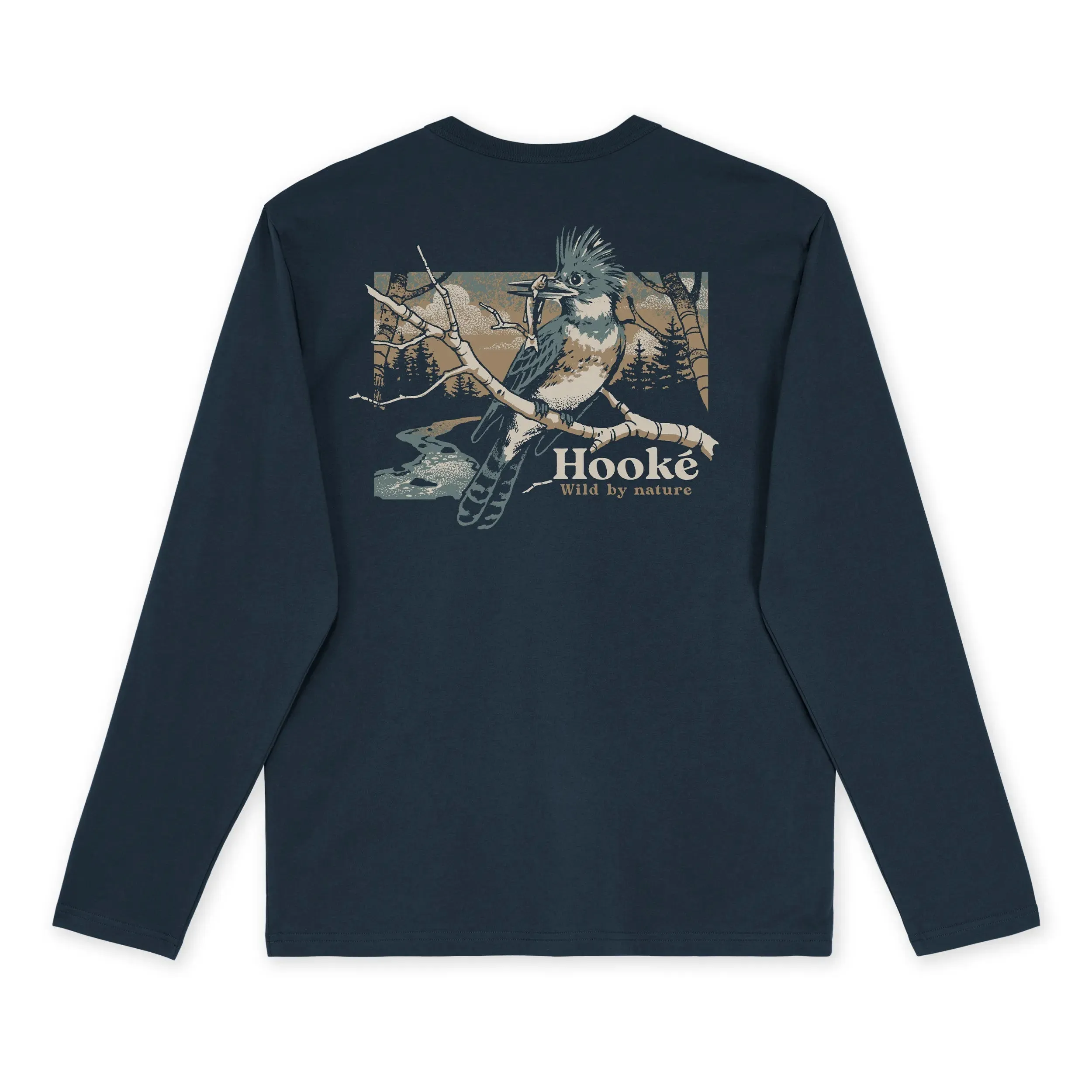 M's Kingfisher Long Sleeve Tee sold by Hooke product image thumbnail 2