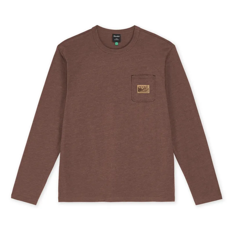 M's Elk River Mountains Long Sleeve Pocket Tee sold by Hooke