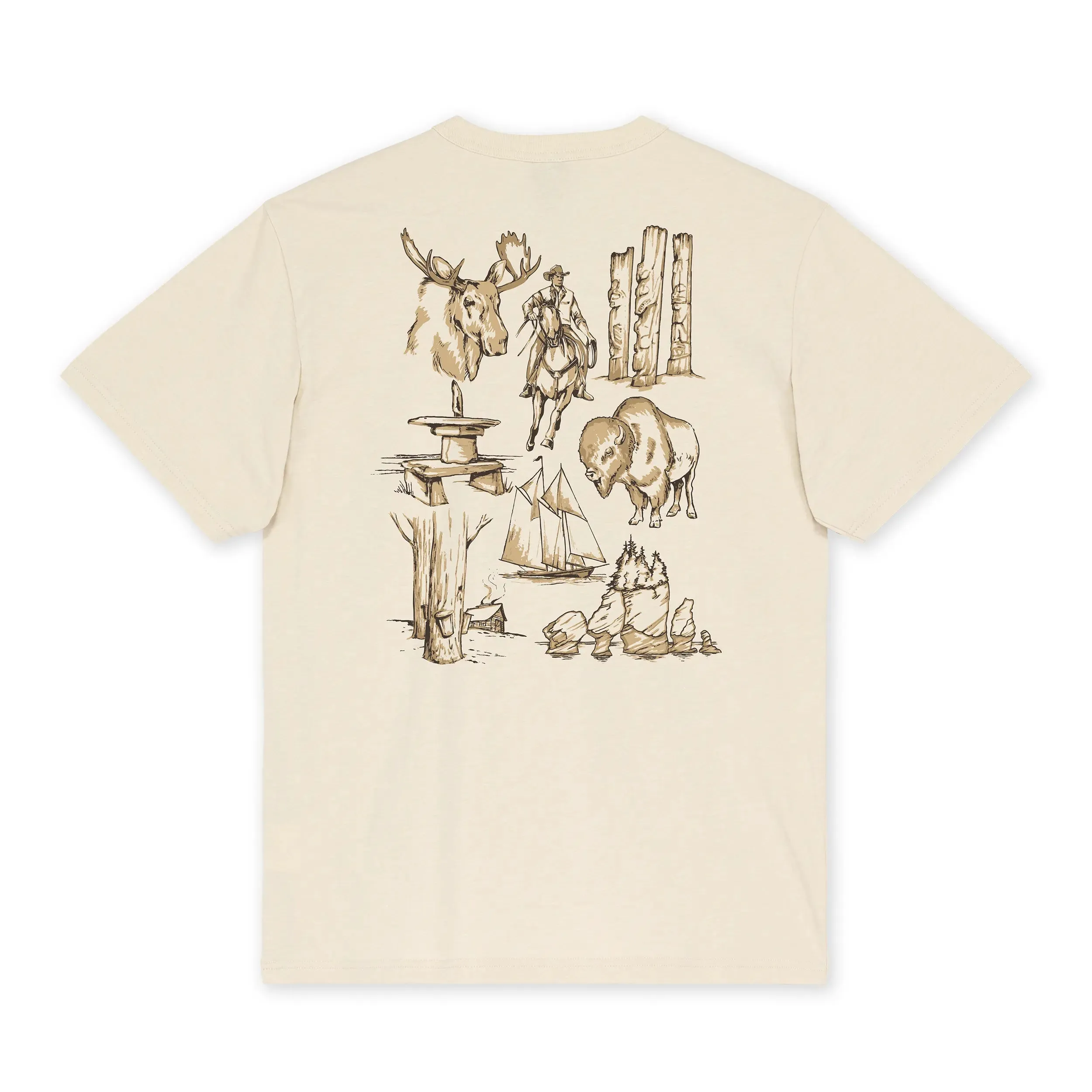 M's Canadian Icons T-Shirt sold by Hooke product image thumbnail 2