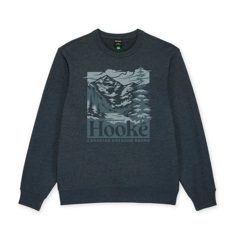 M's Winter Rockies Crewneck made by Hooke